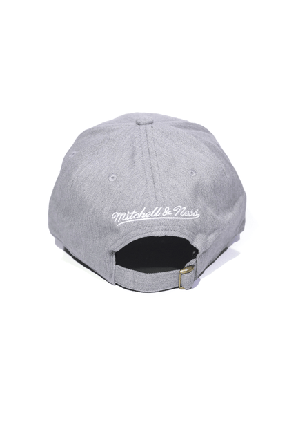 Boné Mitchell and Ness Chicago Bulls Team Logo Low Pro Strapback Cinza - NewSkull