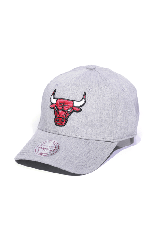 Boné Mitchell and Ness Chicago Bulls Team Logo Low Pro Strapback Cinza - NewSkull