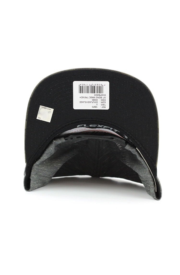 Bone MITCHELL AND NESS Cleveland Cavaliers Flexfit 110 Snapback Cinza/Camo - NewSkull