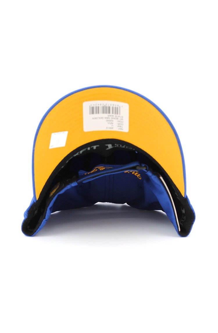 Bone MITCHELL AND NESS Golden State Warriors Flexfit 110 Strapback Azul - NewSkull