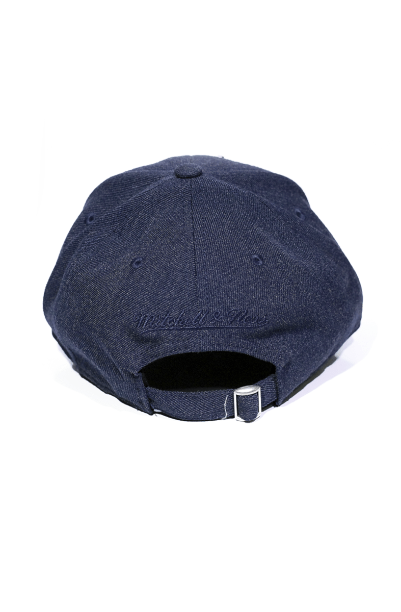 Boné Mitchell and Ness Golden State Warriors Mesc Low Pro Strapback Azul - NewSkull