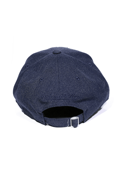 Boné Mitchell and Ness Golden State Warriors Mesc Low Pro Strapback Azul - NewSkull