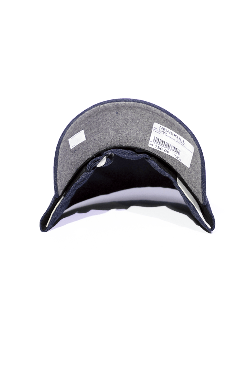 Boné Mitchell and Ness Golden State Warriors Mesc Low Pro Strapback Azul - NewSkull