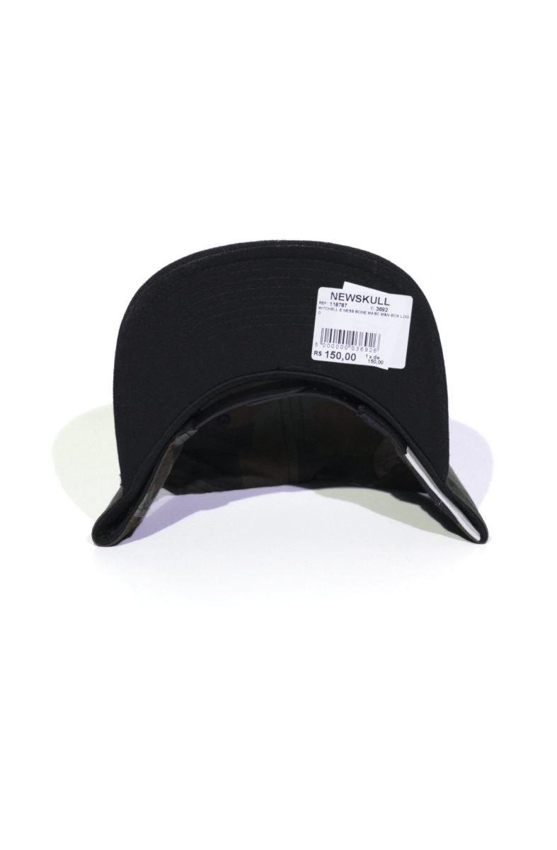 Boné Mitchell and Ness Golden State Warrios Logo Solid Snapback - NewSkull