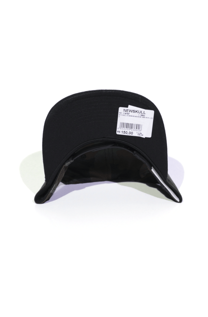 Boné Mitchell and Ness Golden State Warrios Logo Solid Snapback - NewSkull