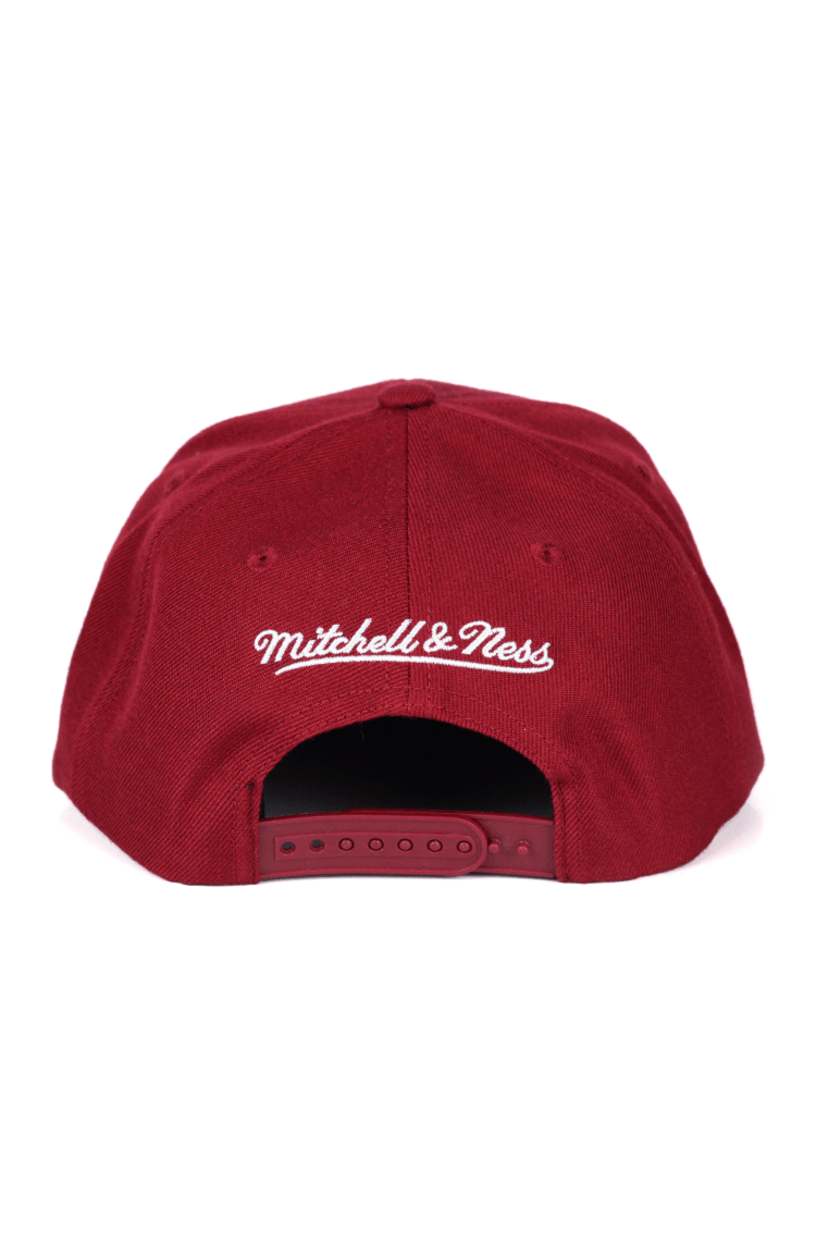 BONE MITCHELL AND NESS LOGO BRANDED SNAPBACK VERMELHO - NewSkull