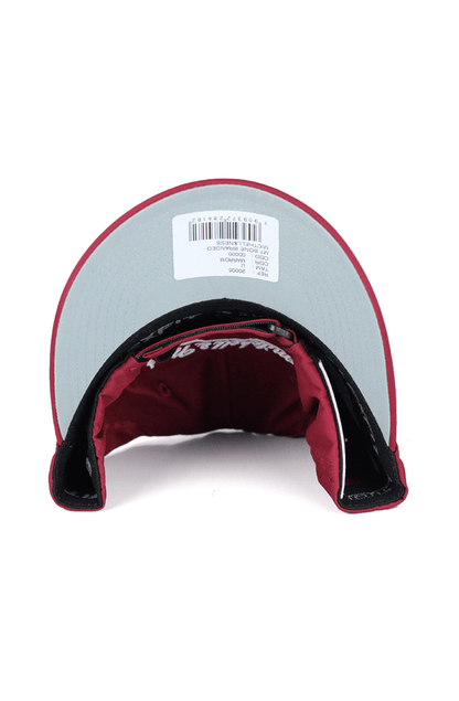 BONE MITCHELL AND NESS LOGO BRANDED STRAPBACK VERMELHO - NewSkull