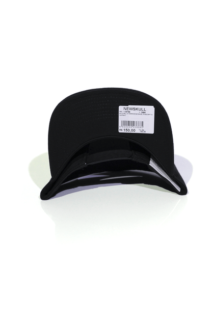 Bone Mitchell and Ness Logo Pinscript Preto Snapback - NewSkull