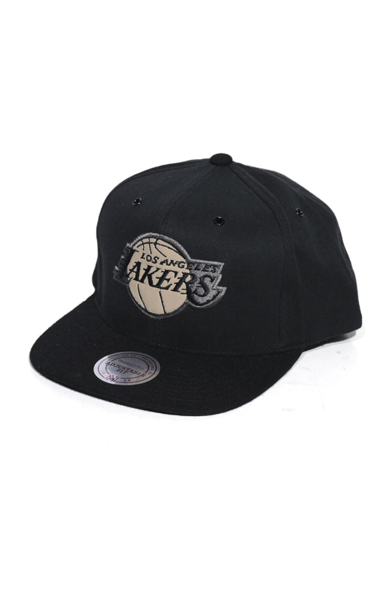 Boné Mitchell and Ness Los Angeles Lakers Terrain Snapback Preto - NewSkull