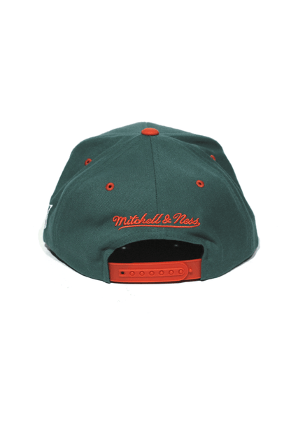Boné Mitchell and Ness Miami Dolphins Team Up Snapback - NewSkull