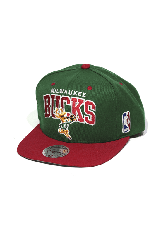 Boné Mitchell and Ness Milwaukee Bucks Arch - NewSkull