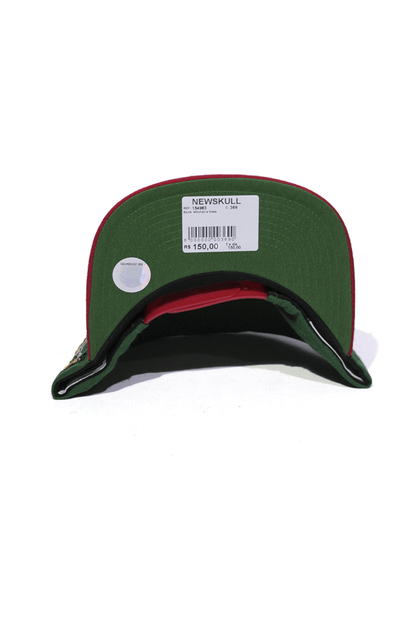 Boné Mitchell and Ness Milwaukee Bucks Script Snapback Verde - NewSkull