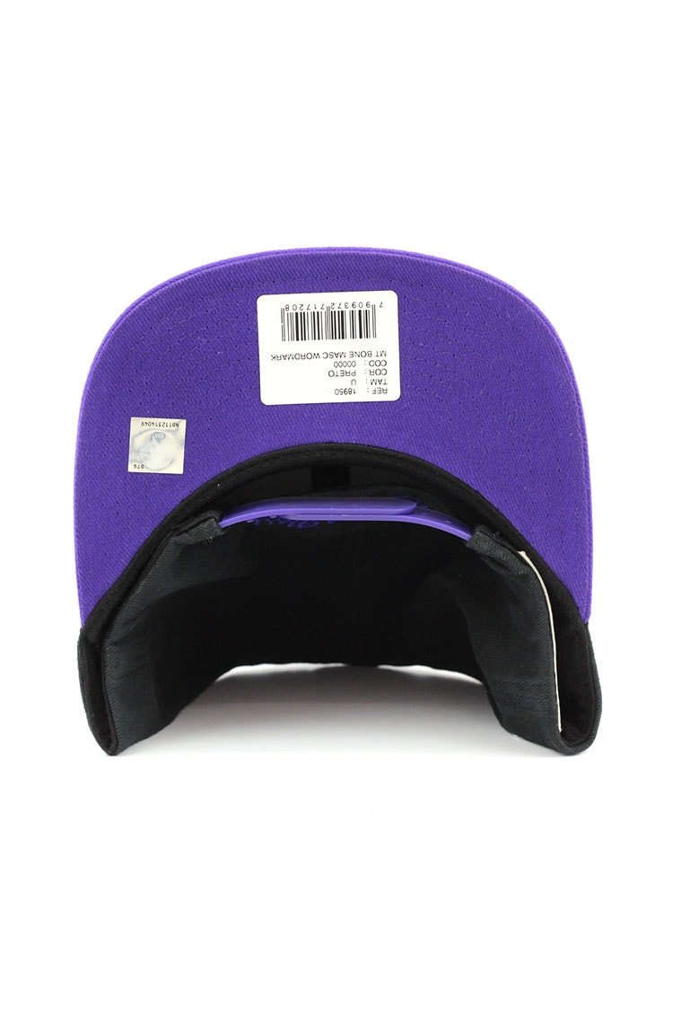 Bone MITCHELL AND NESS NBA Los Angeles Lakers Snapback Preto/Roxo - NewSkull