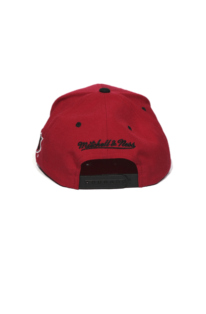 Boné Mitchell and Ness New Jersey Devils Arch Snapback Vermelho - NewSkull