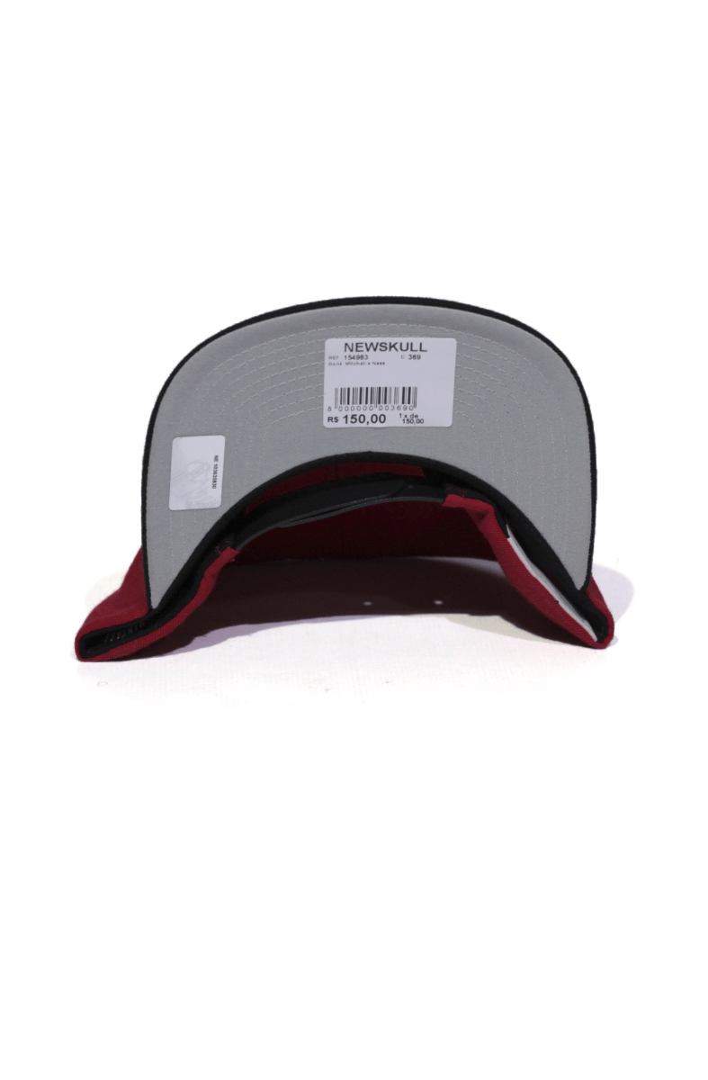 Boné Mitchell and Ness New Jersey Devils Arch Snapback Vermelho - NewSkull