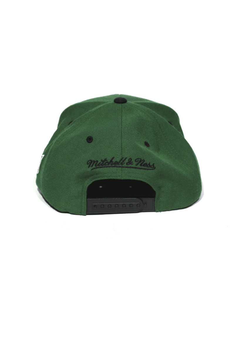 Boné Mitchell and Ness New York Jets Logo Snapback Verde - NewSkull