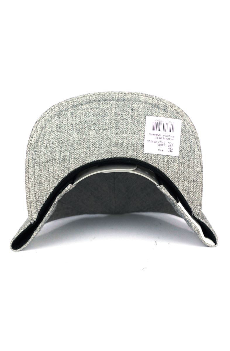 Boné Mitchell and Ness Pinscript Snapback Cinza - NewSkull