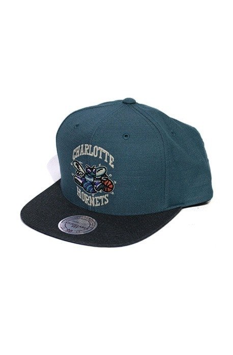 Boné Mitchell and Ness Snapback NBA Charlotte Hornets Heathe Profile - NewSkull