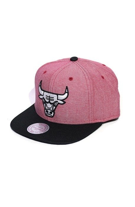 Boné Mitchell and Ness Snapback NBA Chicago Bulls Isles Rosa - NewSkull