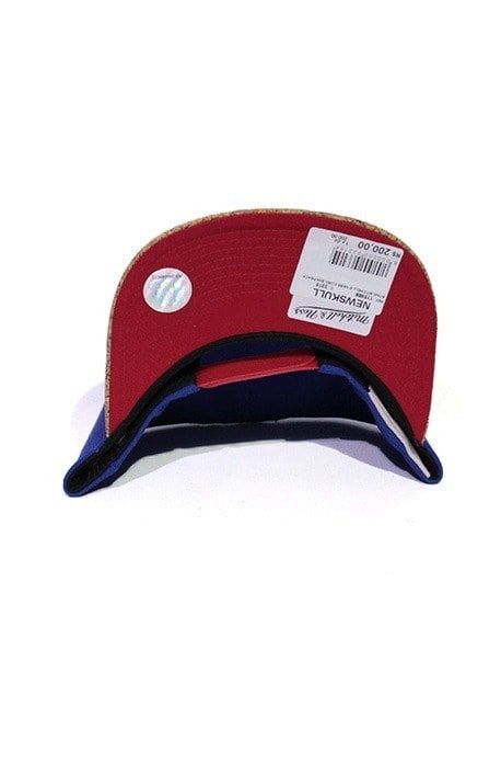 Boné Mitchell and Ness Snapback NBA Philadelphia 76ers Cork - NewSkull