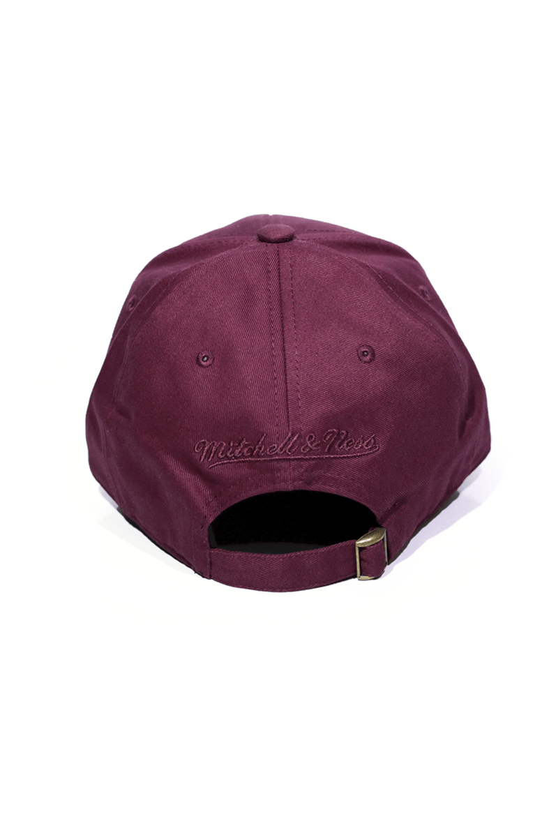 Boné Mitchell and Ness Strapback Team Logo Low Pro Bordo - NewSkull