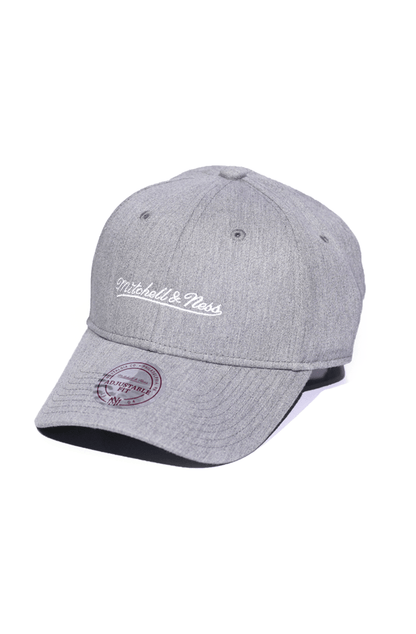 Boné Mitchell and Ness Strapback Team Logo Low Pro Cinza - NewSkull