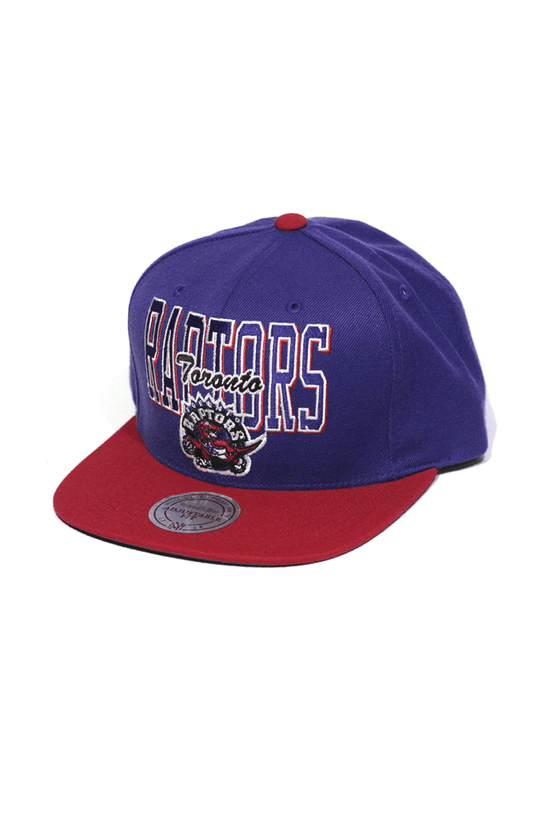 Boné Mitchell and Ness Toronto Raptors Retro Snapback Roxo - NewSkull
