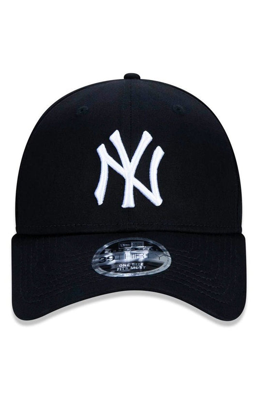 Boné New Era 39THIRTY High Crown MLB New York Yankees Preto/Branco - NewSkull