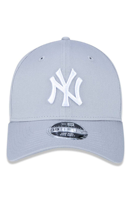 Boné New Era 39THIRTY MLB New York Yankees Cinza/Branco - NewSkull