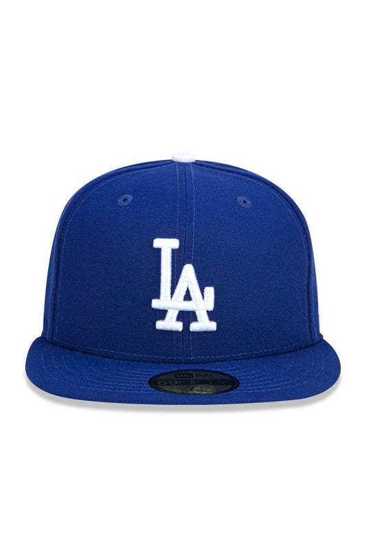 Boné New Era 59fifty Aba Reta Los Angeles Dodgers Mlb Azul/Branco - NewSkull