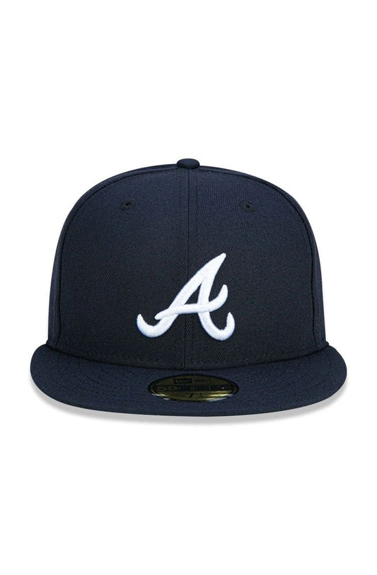 Boné New Era 59fifty Atlanta Braves Mlb Azul Marinho/Branco - NewSkull