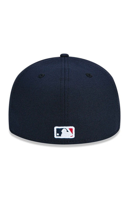 Boné New Era 59fifty Boston Red Sox Mlb Azul Marinho/Vermelho - NewSkull