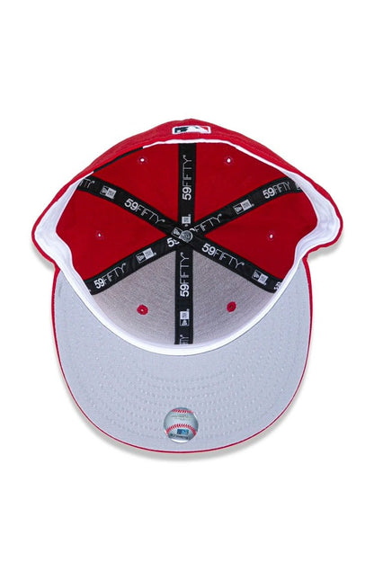 Boné New Era 59FIFTY Cincinnati Reds MLB Vermelho/Branco - NewSkull
