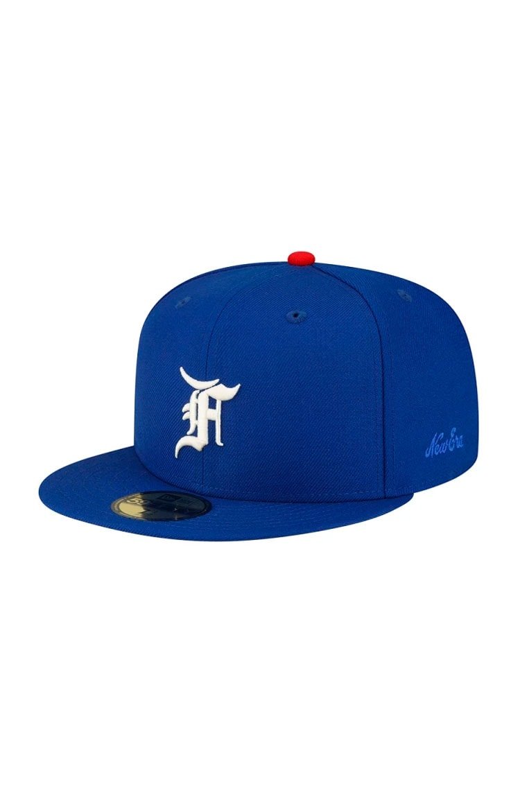 Boné New Era 59FIFTY Fitted Fear of God Ballpark Aba Reta Azul - NewSkull