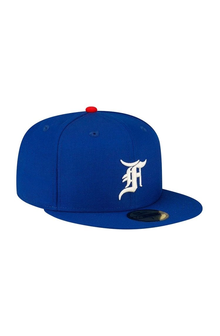 Boné New Era 59FIFTY Fitted Fear of God Ballpark Aba Reta Azul - NewSkull
