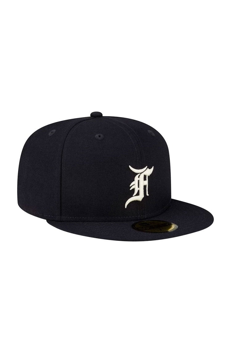Boné New Era 59FIFTY Fitted Fear of God Ballpark Aba Reta Azul Marinho - NewSkull