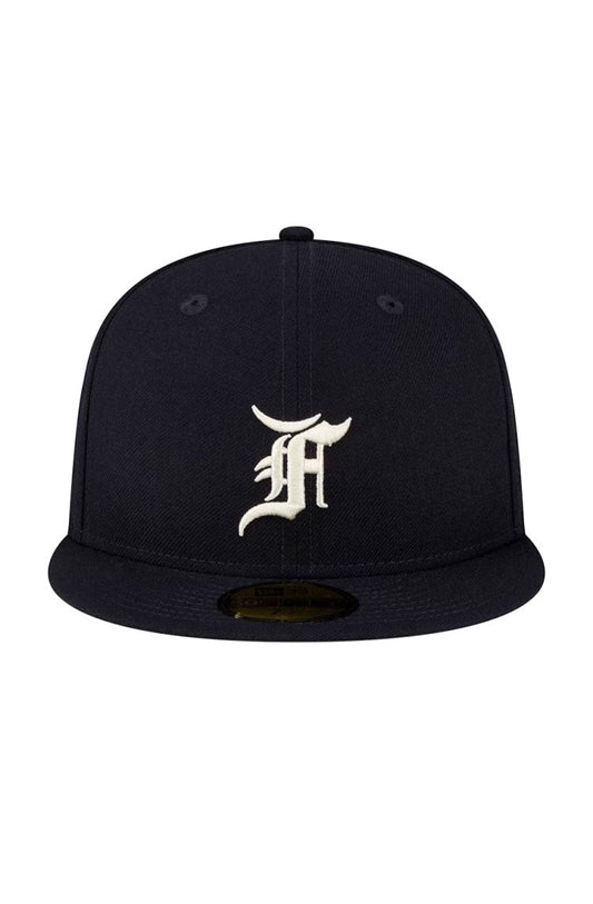 Boné New Era 59FIFTY Fitted Fear of God Ballpark Aba Reta Azul Marinho - NewSkull