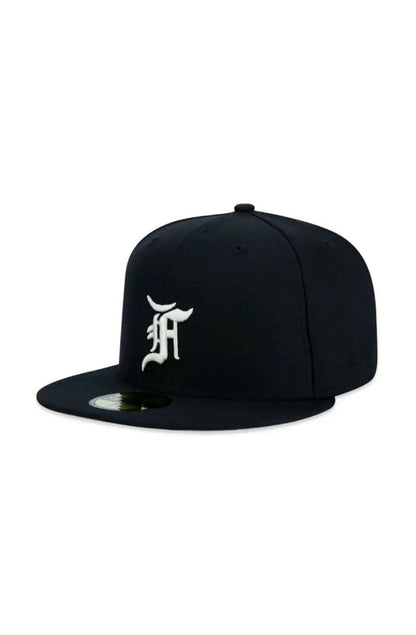Boné New Era 59FIFTY Fitted Fear of God Ballpark Aba Reta Preto - NewSkull