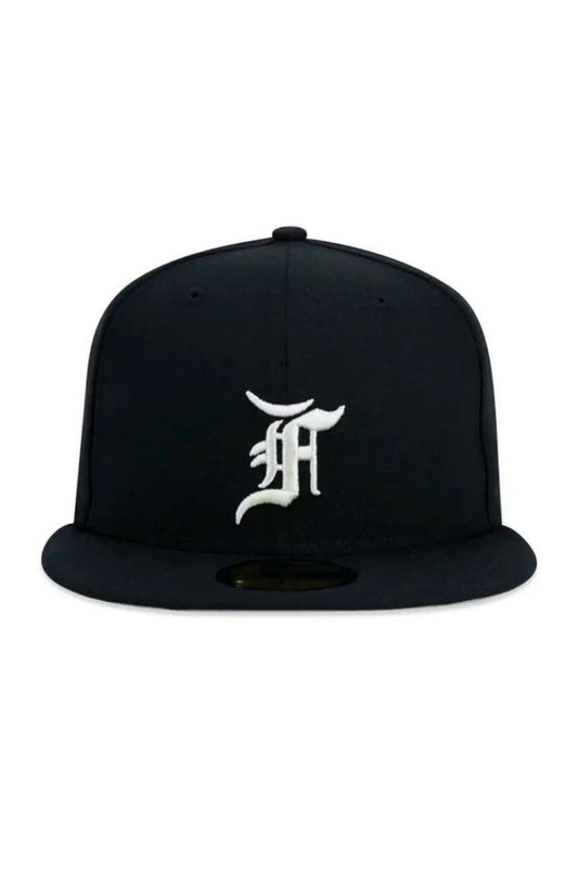 Boné New Era 59FIFTY Fitted Fear of God Ballpark Aba Reta Preto - NewSkull