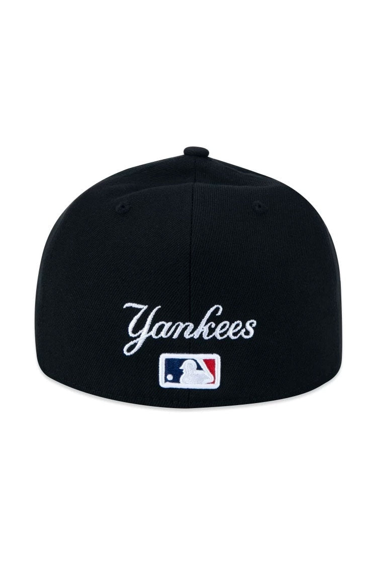 Boné New Era 59FIFTY Fitted Low Profile MLB New York Yankees Core Preto - NewSkull