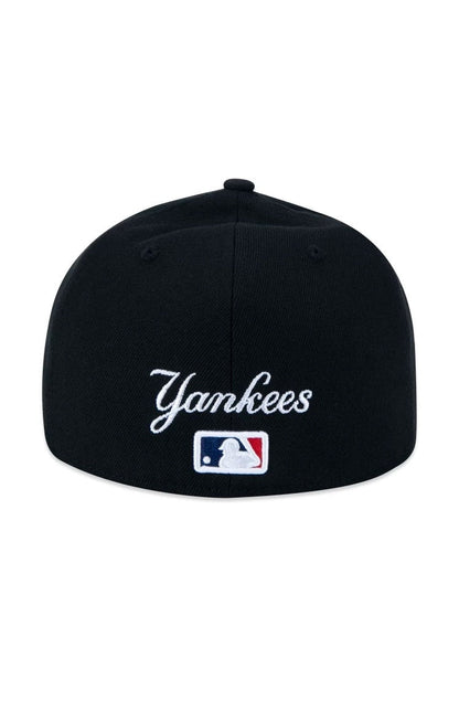 Boné New Era 59FIFTY Fitted Low Profile MLB New York Yankees Core Preto - NewSkull