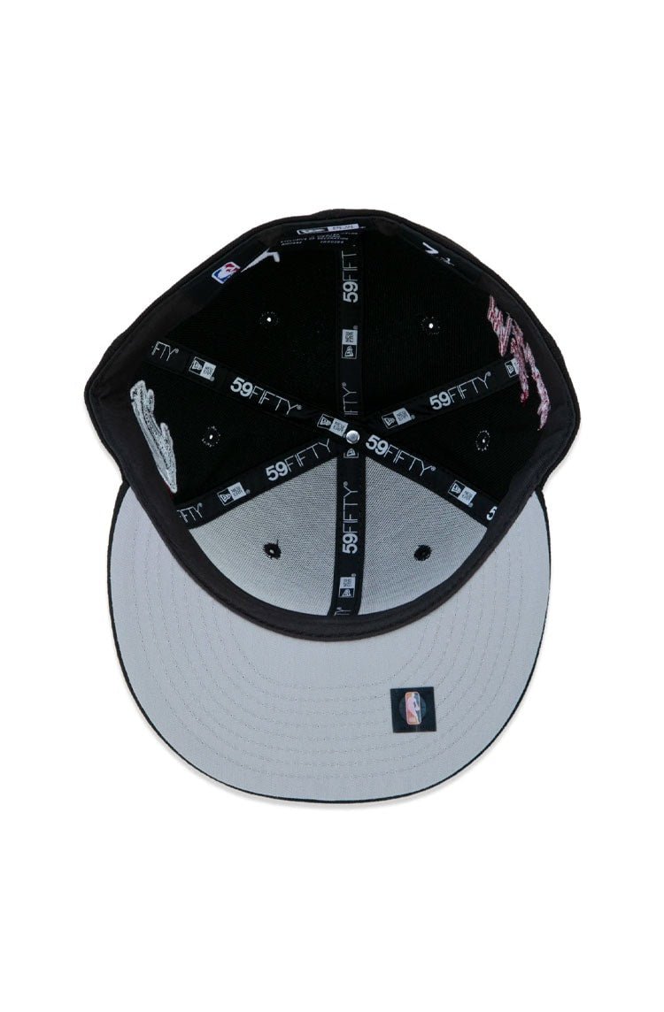 Boné New Era 59fifty Miami Heat City Transit Preto/Laranja - NewSkull