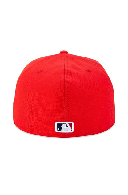 Boné New Era 59FIFTY MLB Boston Red Sox Street Vermelho/Branco - NewSkull