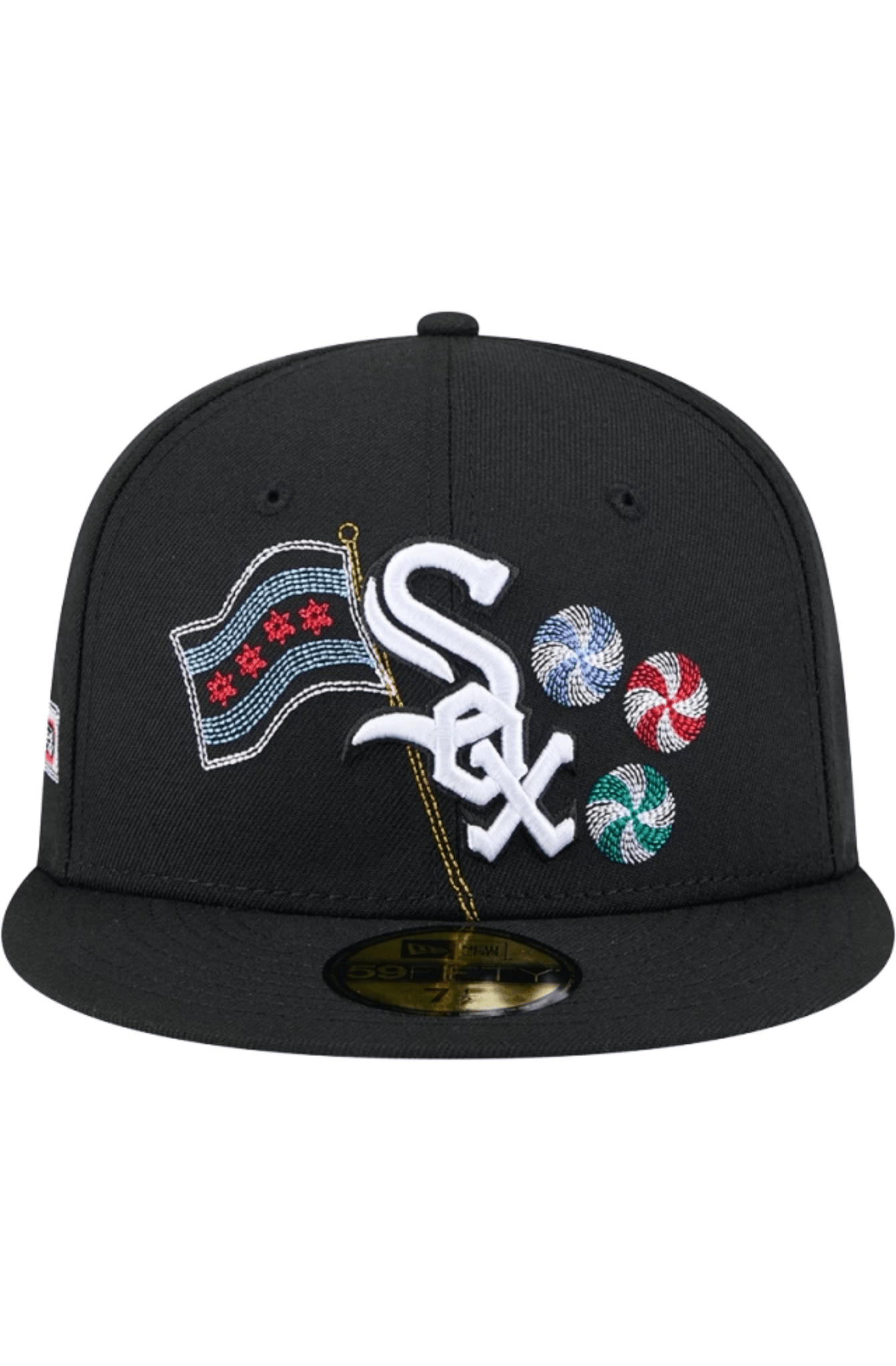 Boné New Era 59FIFTY MLB Chicago White Sox State Stitch Preto - NewSkull