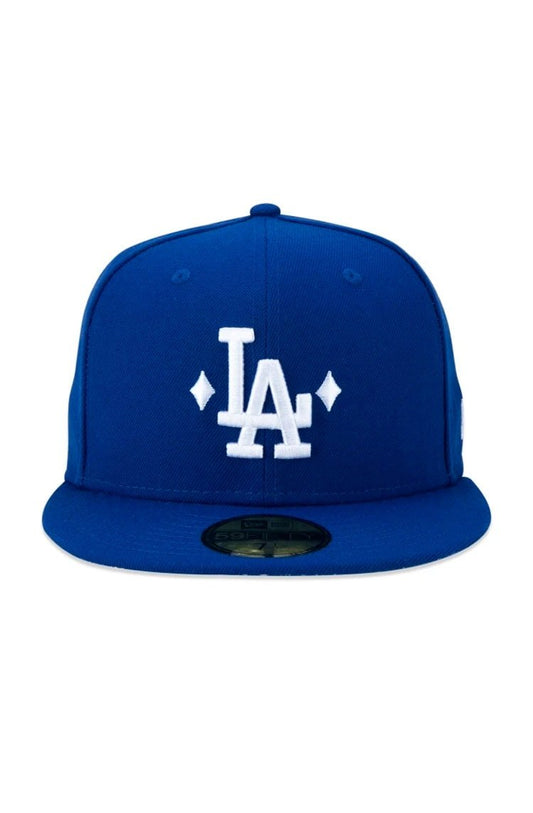 Boné New Era 59FIFTY MLB Los Angeles Dodgers Street Azul/branco - NewSkull