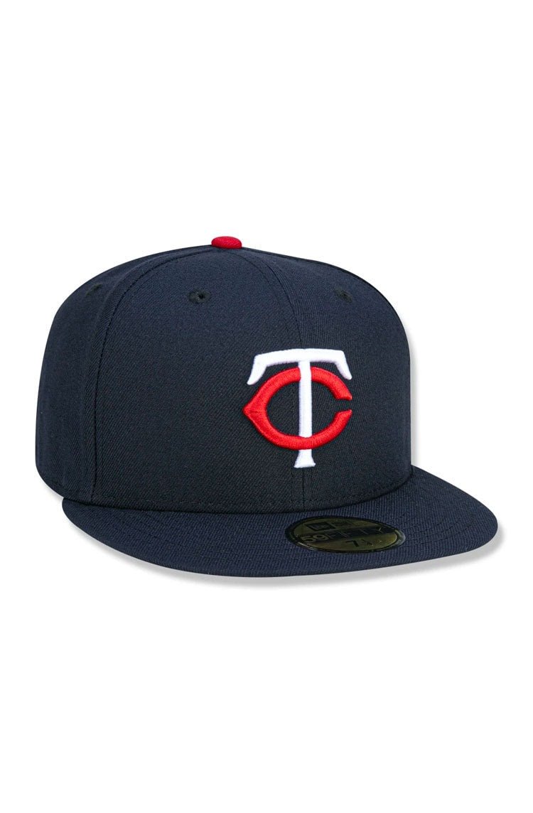 Boné New Era 59FIFTY MLB Minnesota Twins Game Cap Azul Marinho - NewSkull