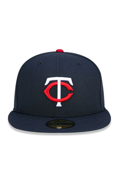 Boné New Era 59FIFTY MLB Minnesota Twins Game Cap Azul Marinho - NewSkull