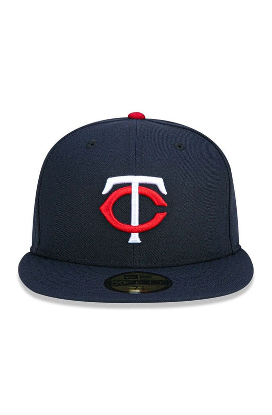Boné New Era 59FIFTY MLB Minnesota Twins Game Cap Azul Marinho - NewSkull
