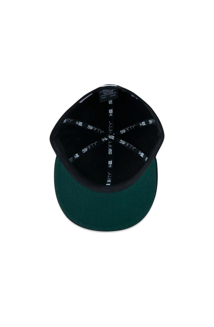 Boné New Era 59FIFTY MLB New York Yankees Core Fitted Aba Reta Preto/Branco - NewSkull