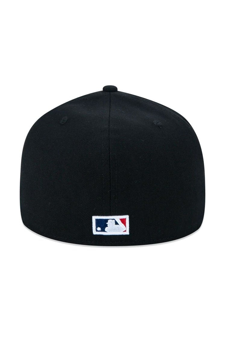 Boné New Era 59FIFTY MLB New York Yankees Core Fitted Aba Reta Preto/Branco - NewSkull